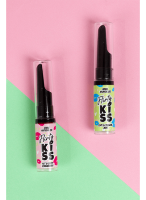 Gels pour Sexe Oral Fraise & Menthe  Flirty Kiss 2×8 gr Secret Play
